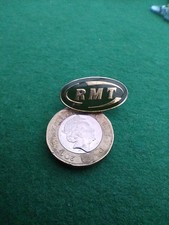 Vtg RMT Rail Maritime and Transport Union Badge (A810)
