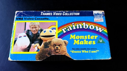 Rainbow monster makes vhs - -,