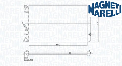 Coolant radiator 350213190800 - radiator,