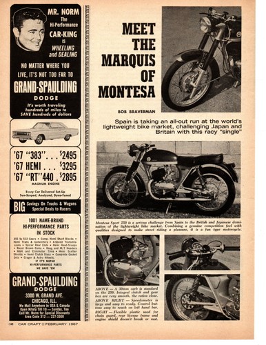 1967 montesa sport - montesa,