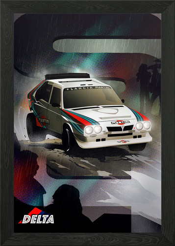 Lancia delta framed - lancia,