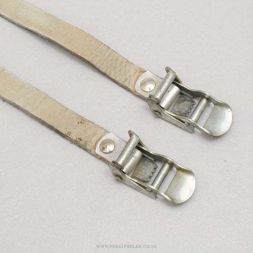 Vintage toe clip straps - toe,