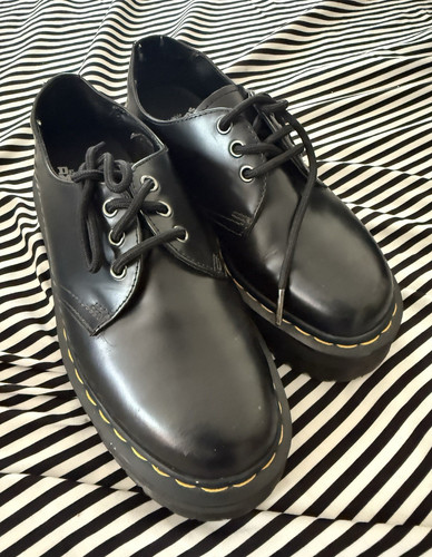 Martens black leather - dr.,