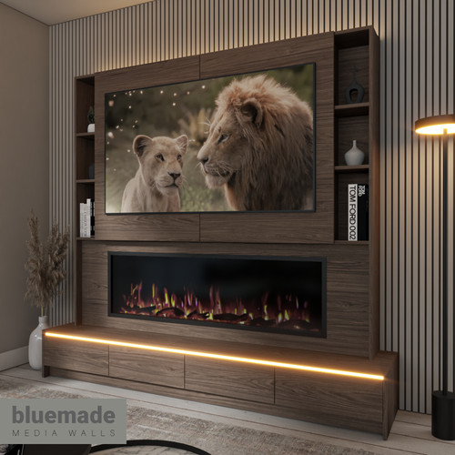 2200mm media wall furniture - tv,