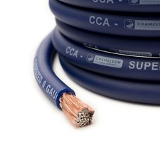 0 GAUGE CCA BLUE POWER CABLE 0