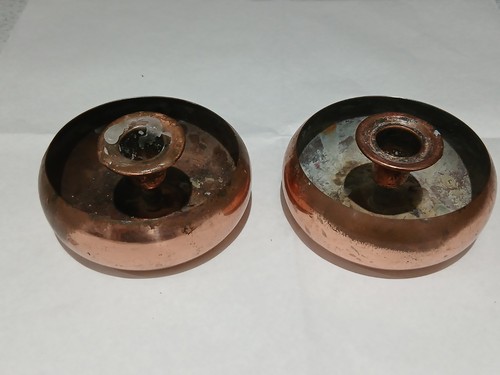 Pair vintage copper - pair,