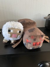 Minecraft Plush Bundle Spider And Sheep Soft Plush Toys Mojang