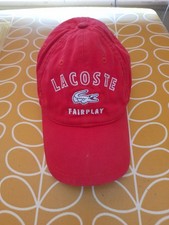 GENUINE Lacoste Red Baseball