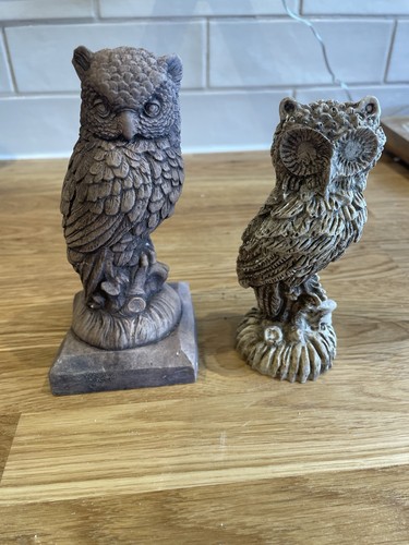 Two vintage owl - , ornaments