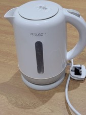 John Lewis Anyday 1.5L Compact  Kettle, White. No Box