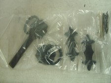 DH001087 Premium Antique FDL Twisted Ring Handle Gate Latch Lot1626