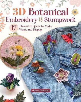 Botanical embroidery - 3d,