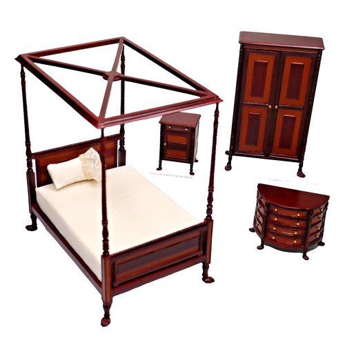 4pc bespaq dollhouse - 4pc,