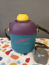 Vintage Isotherm Flask By Camping Gaz 0.6 L Retro 1990s 90s Purple Festival Grey