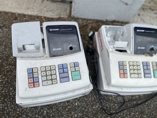 Sharp cash register - cash,