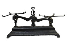Antique Vtg Black Cast Iron