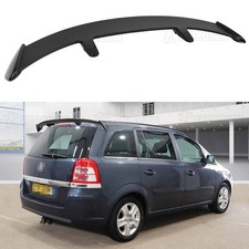 Matte black rear roof - black,