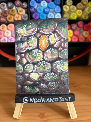 Aceo original art mini fairy - mini,