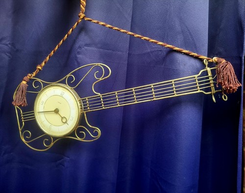 Vintage paico guitar - guitar, clock