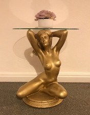 Design gold side coffee table