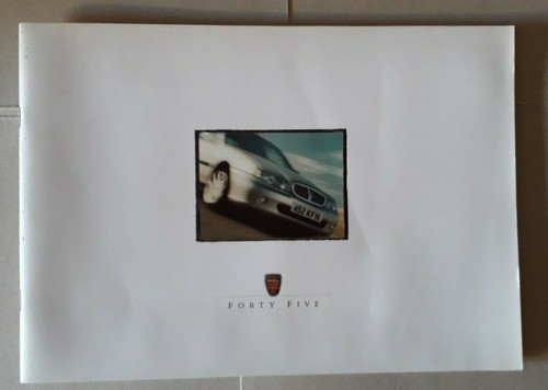 Rover forty five brochure - forty,