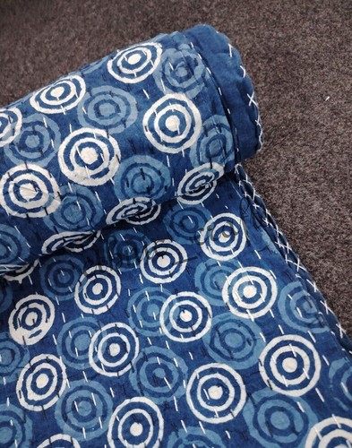 Indian reversible indigo print - indian,