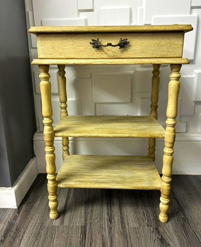 Vintage side table - side, one