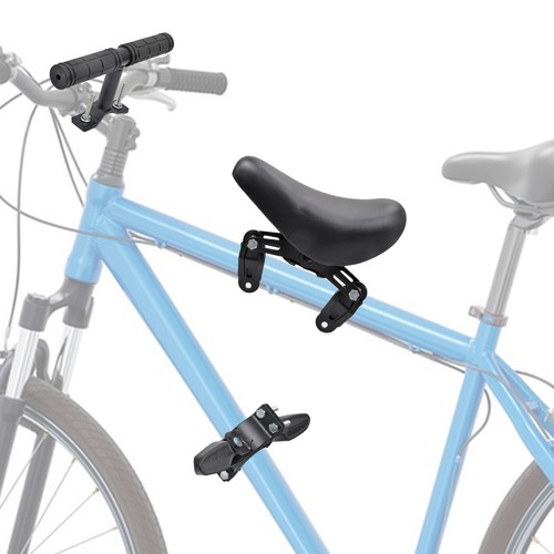 Kids bike seat front - front, mounted