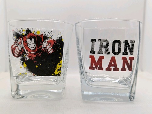 Marvel iron man whisky - iron, glass