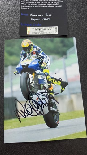 Valentino rossi hand signed - valentino,
