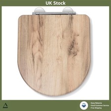 Soft Close D-Shape Toilet Seat