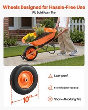 Wheelbarrow Cart, 5 Cu. Ft