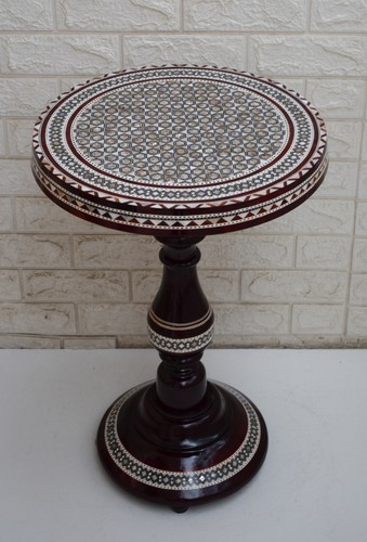Handmade side table round - handmade,