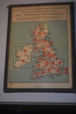 1930's Key Plan of thirty-one Road Maps covering the British Isles