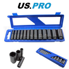 US PRO Tools 13pc 1/2 dr Deep
