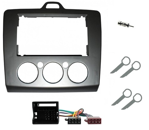 Silver double din - double, fascia