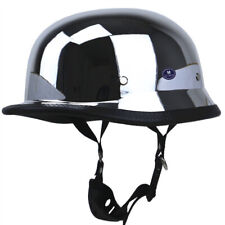 DOT Motorcycle Helmets German Half Helmet Cruiser Chopper Biker Scooter Helmets