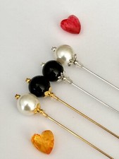 Handmade Hat Pins, Vintage