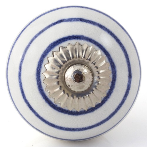 Blue purple turquoise ceramic