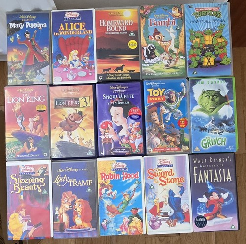 Disney vhs video tape - disney,