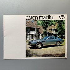 Aston Martin V8 Car Sales Brochure 1975 — Original Vintage