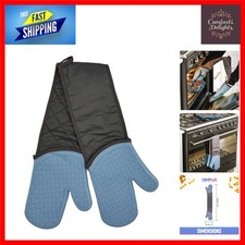 Silicone double oven gloves - silicone,