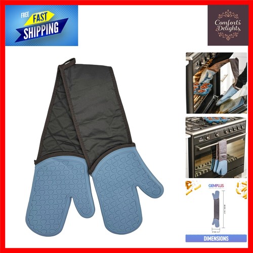 Silicone double oven gloves - double,
