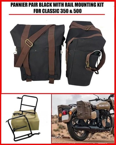 Pannier pair black - pannier, with
