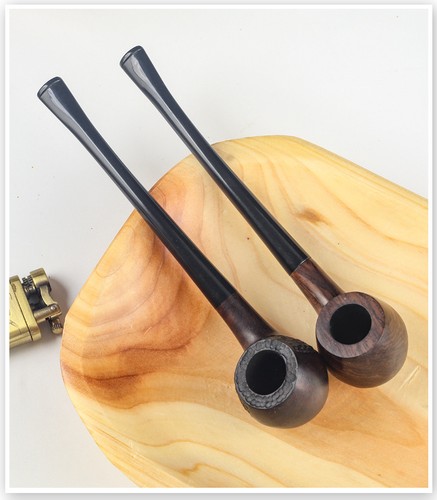 3mm ebony churchwarden pipe - ebony,