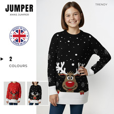 Kids Christmas Jumper Reindeer