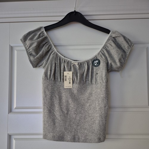 Aeropostale womens grey top - grey,