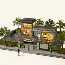 Diorama 1/64 Car Garage Model