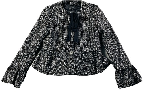Zara women wool mohair blk - zara,