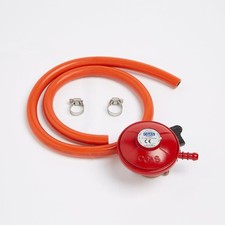 27mm BBQ Gas Regulator with 1m Hose – Fits Patio Gas Cylinders, Outdoor Use